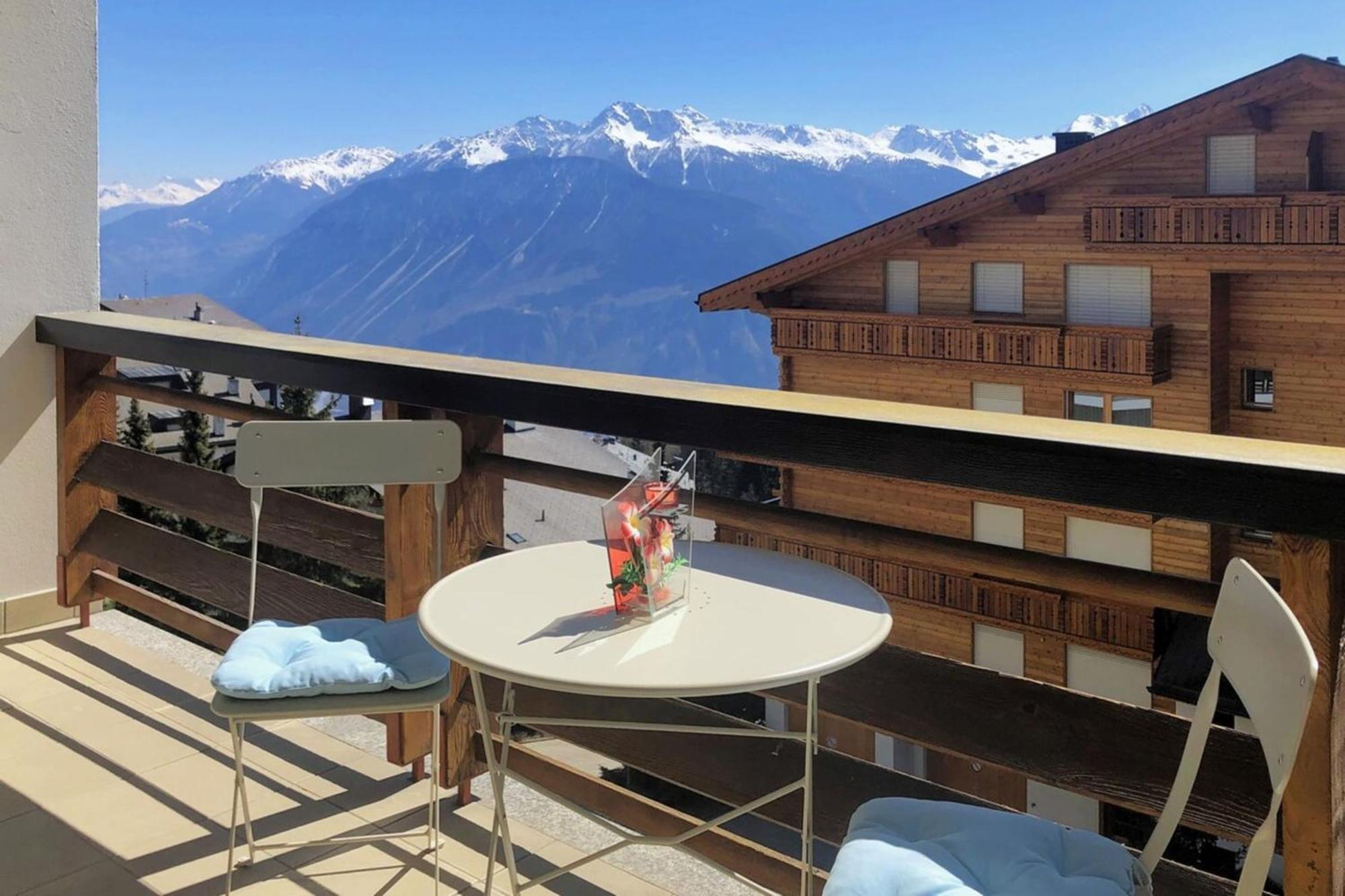 Plein Ciel I Balcony I Close To Cable Cars I Car Park Crans-Montana Dış mekan fotoğraf